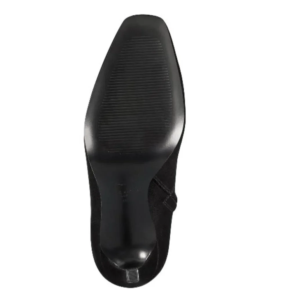 Marc Fisher Caia pull on over the knee buckle heeled boot 6.5